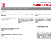 Tablet Screenshot of matxingunea.org